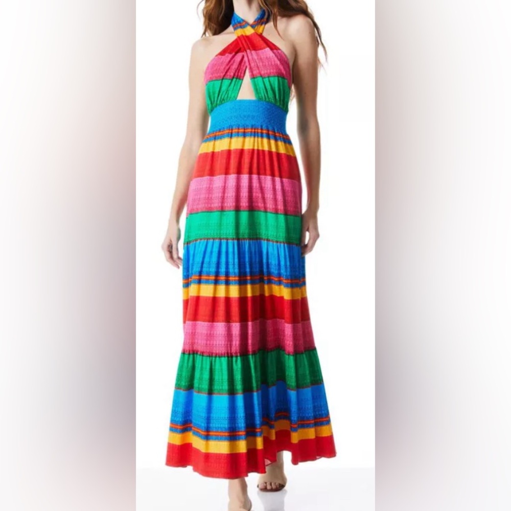 ALICE + OLIVIA
Lyndon Striped Maxi Dress